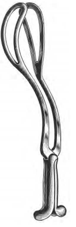 PIPER Obstetrical Forceps, (44.5 cm) 17-1/2"