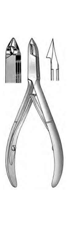 Tissue and Cuticle Nipper, Convex Jaws, Heavy Pattern, (12.7cm) 5"