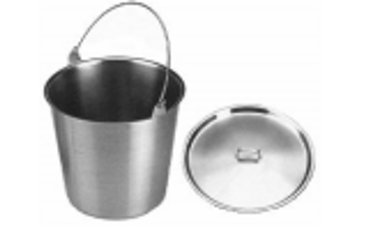 Solution Pail W/Cover, 20 Qt., 13-1/2" x 10-1/8", (34.3cm x 25.7cm)