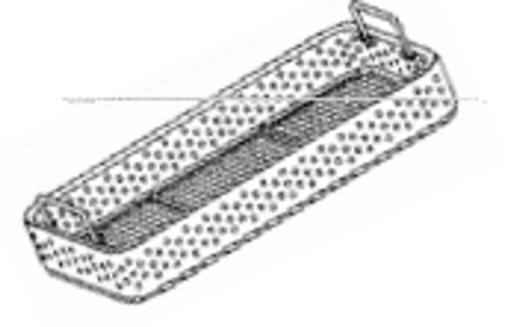 Wire Mesh Sterilization Tray, 240 x 250 x 60mm