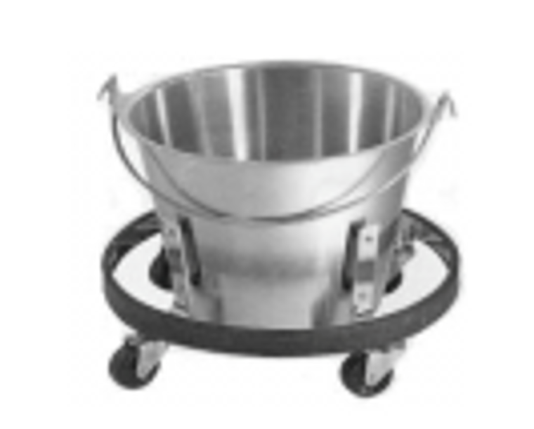 Kick Bucket With Roll Stand Set, Complete Capacity 16 Quarts