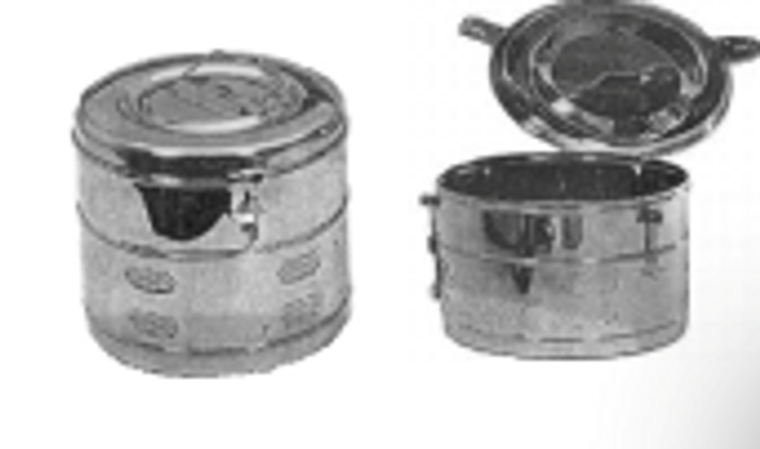Dressing Drum, Non-Ventilated, 4" x 4", (10.2cm x 10.2cm)