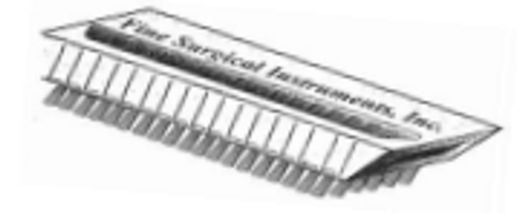 Surgeons' Brush with Channel Back, Pack of 12