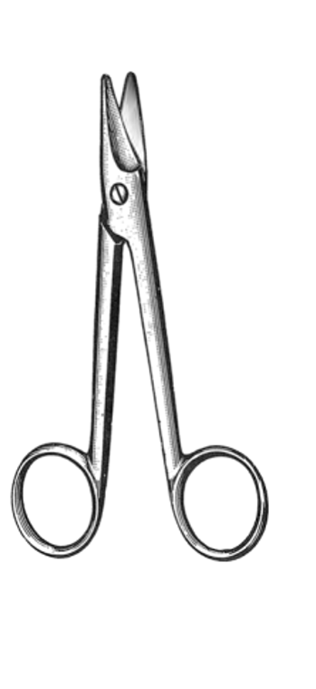 SISTRUNK Operating Scissors, Straight, (14cm) 5-1/2"