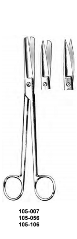 SIMS Scissors, Straight, Blunt/Blunt points, (203cm) 8"
