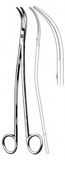MAYO Harrington Scissors, Curved, (279cm)11"