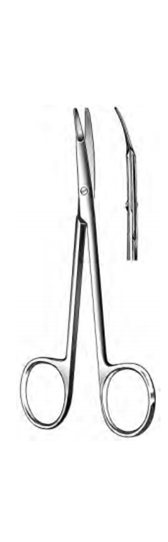 RAGNELL Dissecting Scissors, Curved, (127cm) 5"