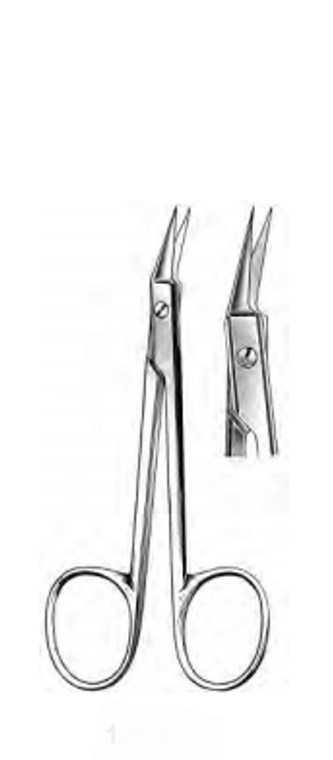 OBRIEN Stitch Scissors, angled, sharp points, (95cm) 3-3/4"