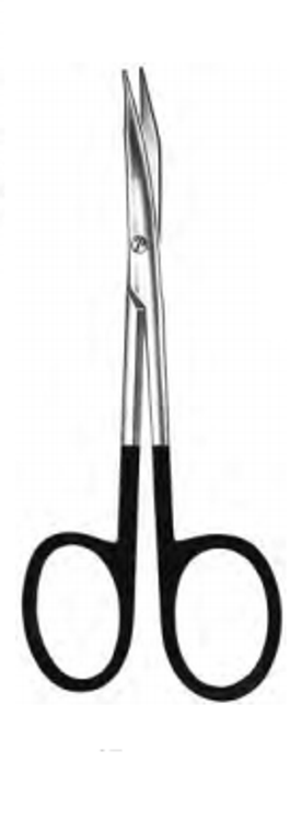 SuperCut STRABISMUS Scissors, Curved, Blunt, (114cm)4-1/2"