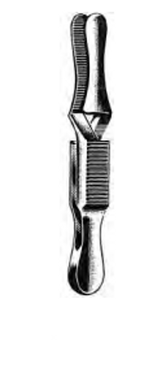 DIEFFENBACH Serrefine, Straight, (4cm)1-1/2"