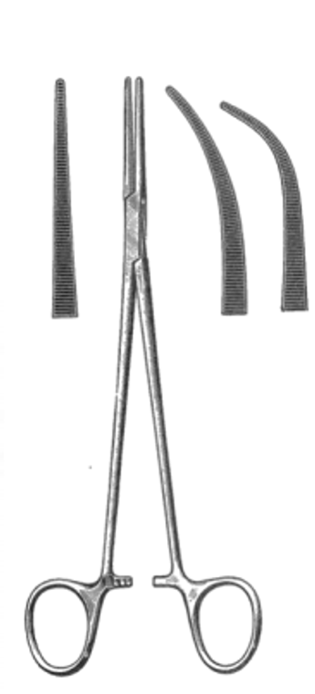 HEISS Thoracic Forceps, Slightly Curved, (203cm) 8"