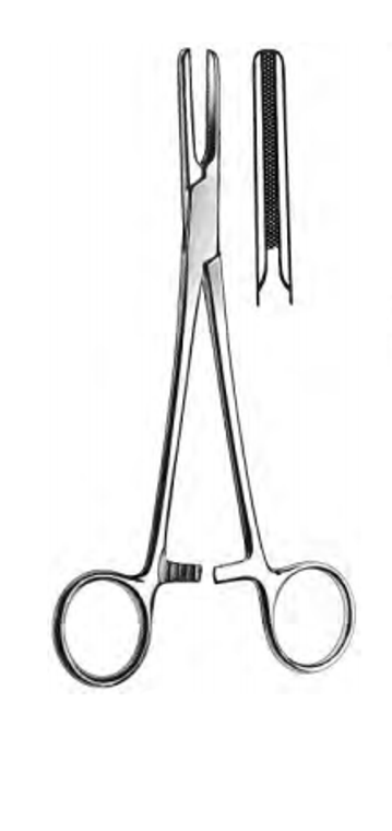 VORSE Occluding Forceps, Serrated Jaws, (165cm)6-1/2"