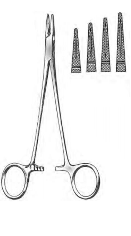 CRILE-WOOD Needle Holder, (178cm) 7"