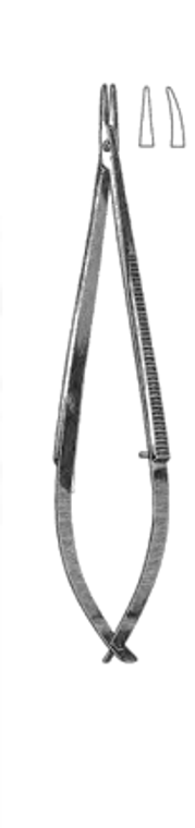 CASTROVIEJO Needle Holder, Straight, Smooth Jaws, Without lock, (14cm) 5-1/2"