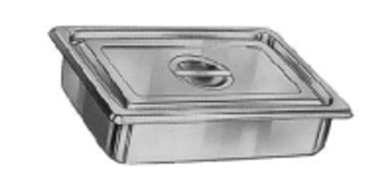 Instrument Tray W/Flat Cover, 10 x 8-1/4" x 4", (254cm x 209cm x 102cm)