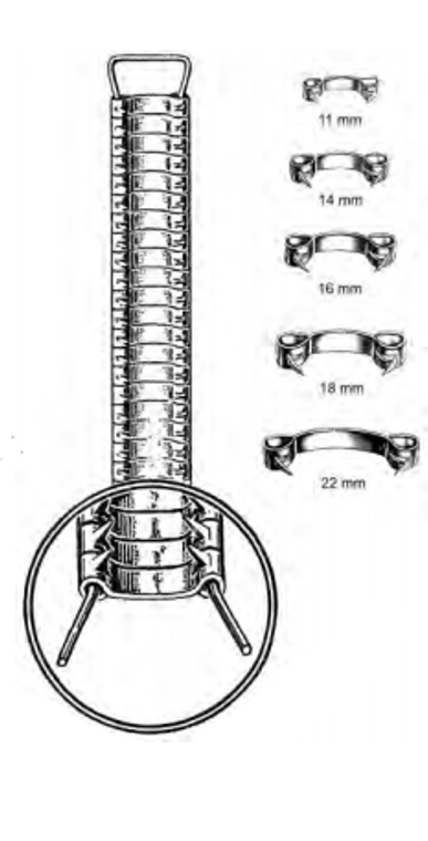 MICHEL Wound Clips, 16mm