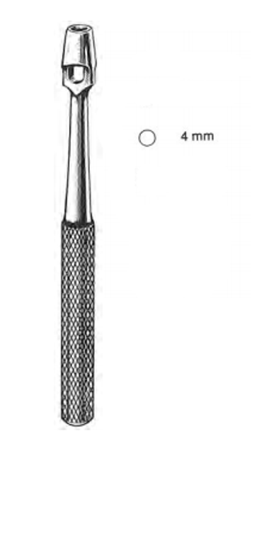 KEYES Dermal Punch, 3mm head, (102cm) 4"