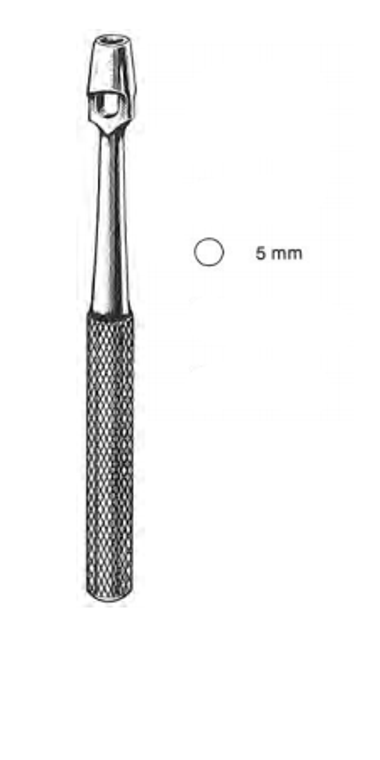 KEYES Dermal Punch, 4mm head, (102cm) 4"