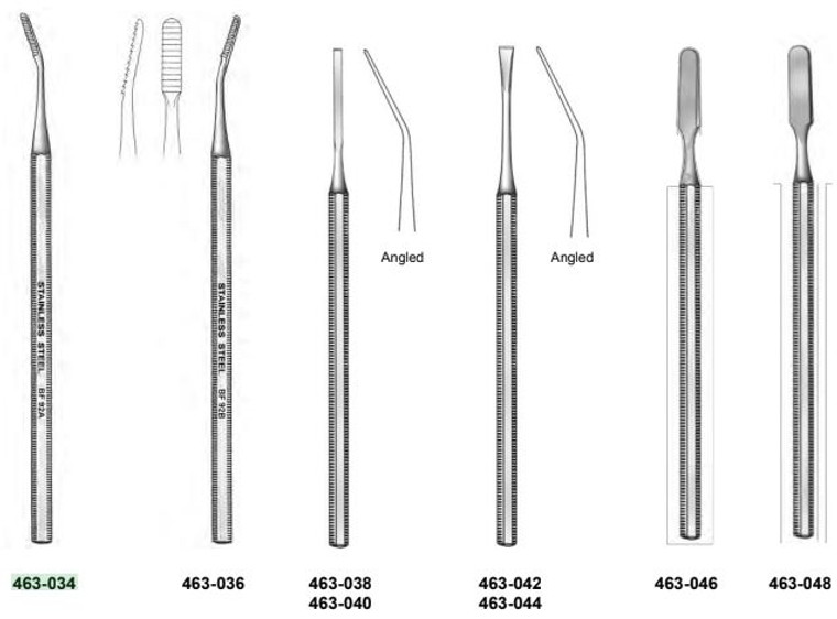 Bone File, Single ended, Inside Rasp, Model 92A, (152cm)6"