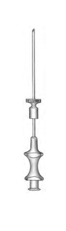 MENGHINI Biopsy Needle, inside diameter 12mm - 18 Gauge, (4cm) For Liver Biopsy1-1/2"