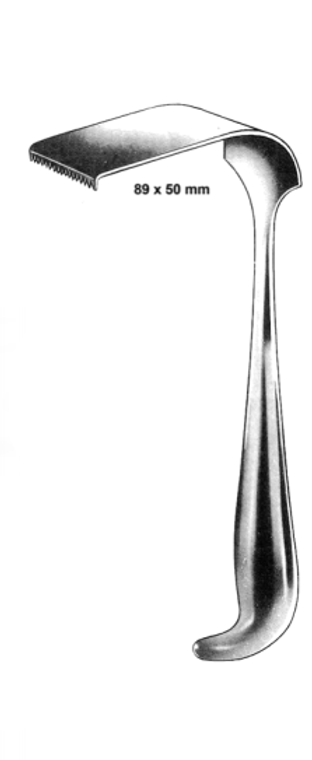 MEYERDING Retractor, large blade 3-1/2", (89cm) x 2", (5cm), (241cm)9-1/2"