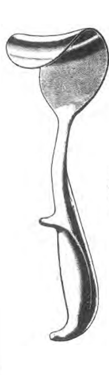 MAYO Abdominal Retractor, 10", (254cm), blade 2-3/4", (7cm) wide 10"