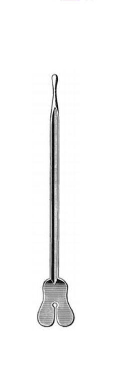 CROWN Grooved Director, With Probe tip and Tongue Tie, (203cm)8"