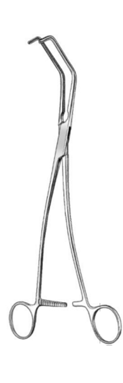 DEBAKEY-SATINSKY Vena Cava Clamp, Small, (248cm)9-3/4"