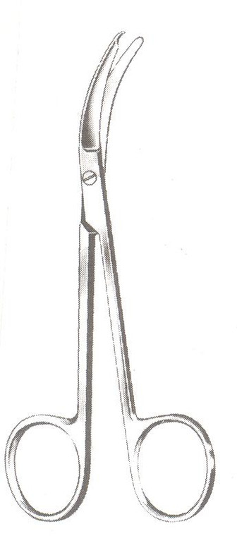 Shortbend Suture Scissors