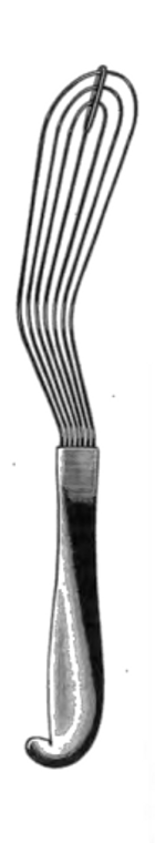 ALLISON Lung Retractor (324cm) standard size 2" (51cm) wide blade12-3/4"