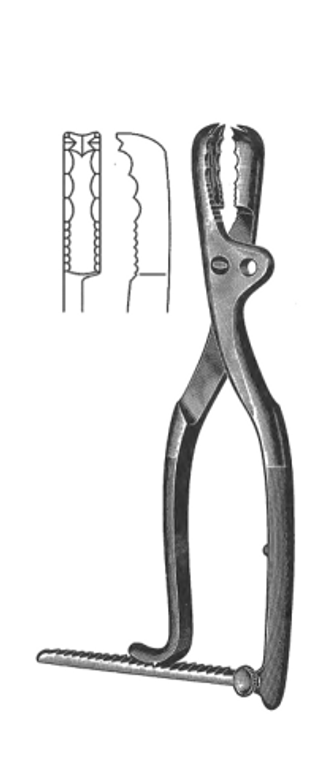 FARABEUF-LAMBOTTE Bone Holding Forceps, (26cm)10-1/4"