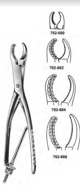 ULRICH Self Retaining Forceps, Straight With Speed Lock, (229cm) 9"