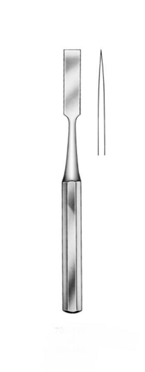 HIBBS Osteotome (229cm), Straight, 1-1/8" 28cm) 9"