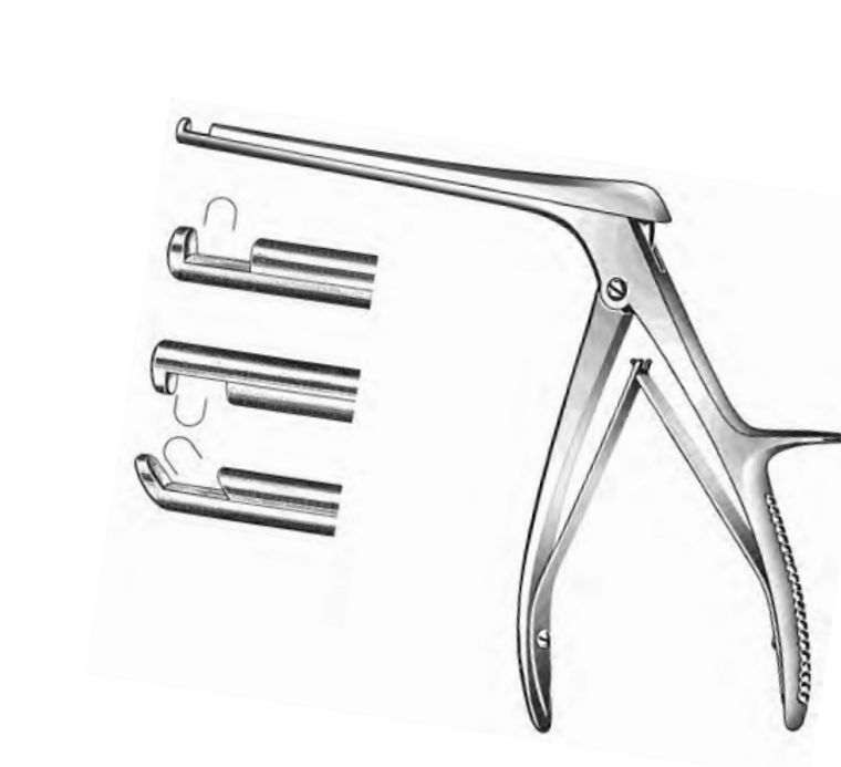 LOVE-KERRISON Cervical Rongeur, Up-bite, 3mm, (152cm)6"