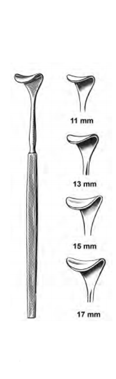 DESMARRES Lid Retractor, 5-1/2", (14cm), size 2, 13mm, (14cm)5-1/2"