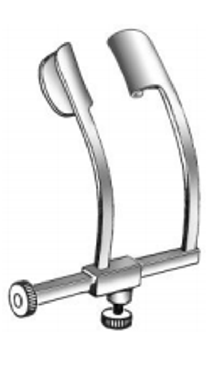 Cook Eye Speculum (47cm), Infant Size, 9mm Blades1-7/8"