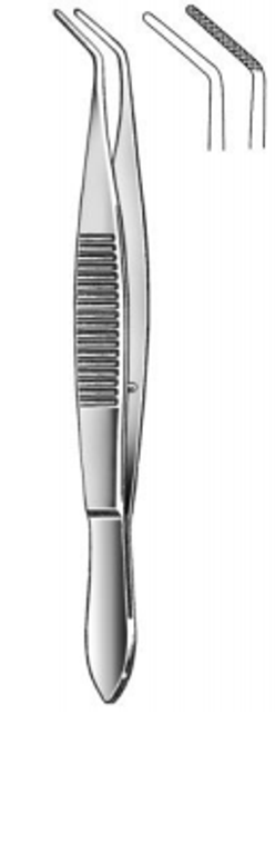 NUGENT Utility Forceps, smooth tips 12 mm wide (108cm) 4-1/4"