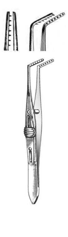 JAMESON Recession Forceps, right, with slide lock (95 cm) 3-3/4"