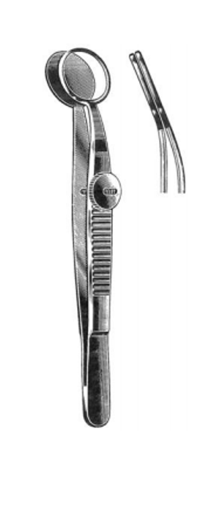 HUNT Chalazion Forceps, inside ring diameter 12 mm (95 cm) 3-3/4"