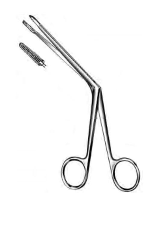 LITTAUER Ear Dressing Forceps, Delicate serrated jaws 25 x 8mm, (12cm) 4-3/4"