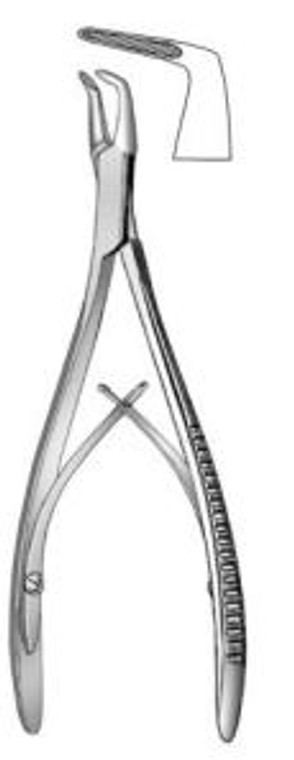 Micro FRIEDMAN Rongeur, 90° angled 13mm wide jaws, Very delicate, (14cm)5-1/2"