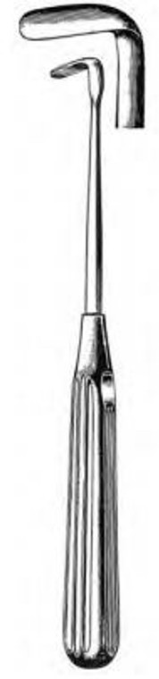 BLAIR Cleft Palate Elevator, Fig2, Right angle, Semi-sharp tip, (195cm)7-3/4"