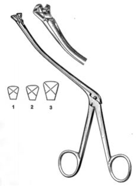 RONIS Punch, Triangular, Up-Curved, #1, (14cm)5-1/2"