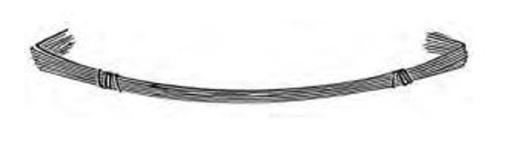 Snare wire, package of 12, # 8, (114cm)4-1/2"