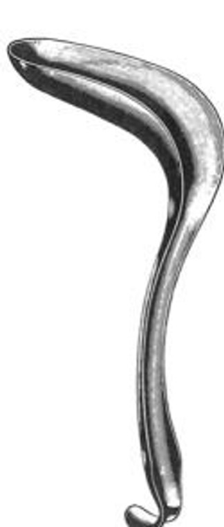 SIMS Vaginal Speculum, single end, medium size, 1-1/4" x 3"