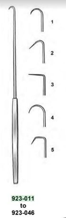 EMMETT Uterine Tenaculum Hook, Style 5, Double Angle, (229cm)9"