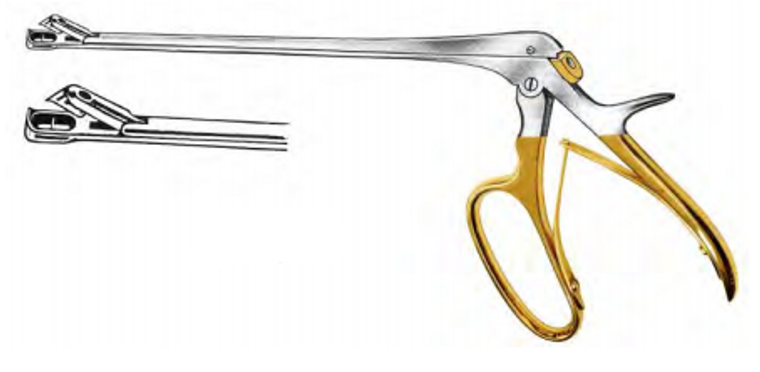 TISCHLER MORGAN Cervical Biopsy Forceps, 7x3mm bite, w/locking mechanism, (255cm) 10"