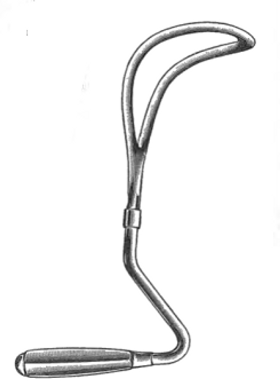 MURLESS Fetal Head Extractor, With hinged shaft and sliding collar lock, (255cm) 10"