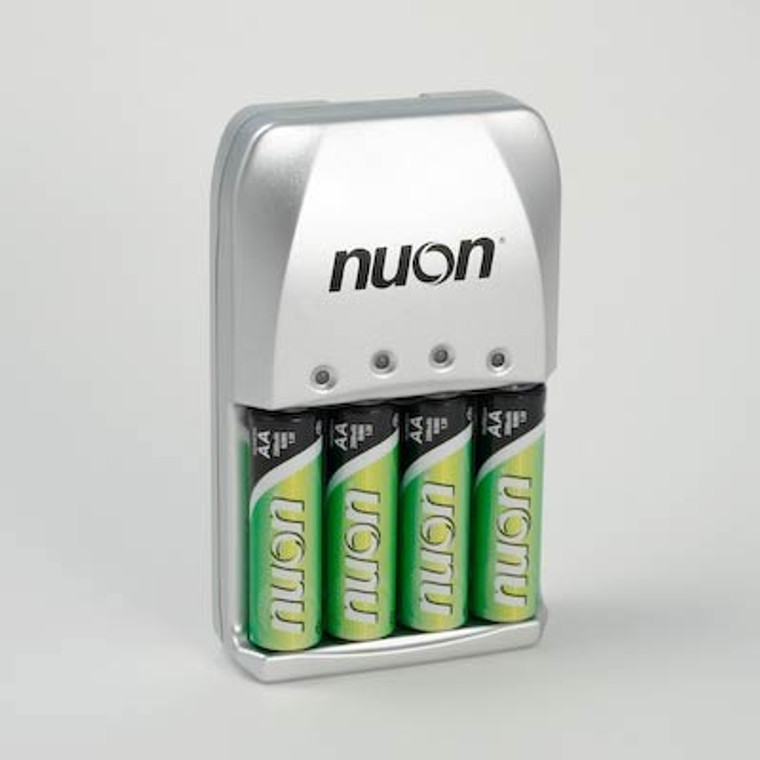 4 AA Batteries and Recharger for HL-1601