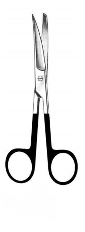 Super-Cut Operating Scissors, Curved, Sharp/Blunt, (12.7cm)5"